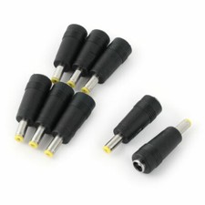 5mm x 1.5mm Male Connector to 5.5mm x 2.1mm Female Jack DC Power Adapter 8PCS picture