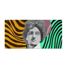 Home Office Writing Desk Computer Laptop Mat Pad Modern sculpture 120x60 picture