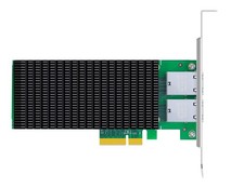 10 gig RJ45 Ethernet Card w/2Ports - PCIe 4.0 x4/8/16  picture