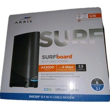 Arris Surfboard G36 WiFi-6 Cable Modem Dual-Band AX3000 NIB picture