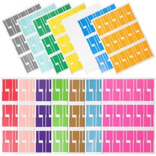 Synthetic Paper Cable Labels Self Adhesive Colorful Wire Markers for Electronics picture