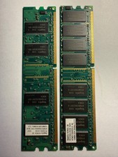 2x Hynix 128MB DDR Desktop Memory Lot – 1x PC3200 + 1x PC2100 184-Pin DIMM picture