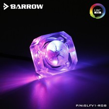 Barrow SLFV1-RGB Water Flow Meter Indicator Water Cooling with LCR 2.0 aRGB LED picture