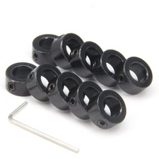 10Pcs/Pack Black 8Mm Shaft Lock Collar T8 Lead Screw Lock Ring Stainless Steel M picture
