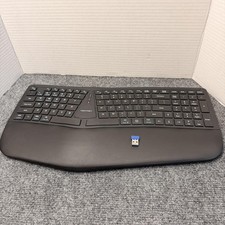TeckNet TK-KB030 Wireless Ergonomic Keyboard USB-C Rechargeable Black PC Mac picture