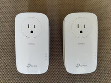 TP-Link TL-PA9020P AV2000 Powerline Adapter Pair 2-Port Gigabit Tested picture