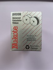 Vintage Nu-kote BR80N Universal Calculator Ribbon 6-Pack Sealed NOS Black/Red picture