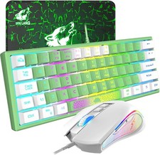 ATTACK SHARK x ZIYOU LAN K61 Membrane Wired Backlit Gaming Keyboard and Mouse picture