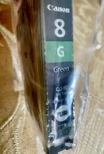 Genuine Canon CLI-8G  Green Ink Cartridge New Open Box picture