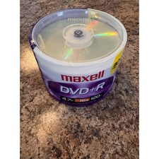 New Maxell DVD+R 4.7GB 16x 120min Blank Media Recordable Spindle picture