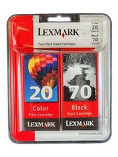 Lexmark #70 Black and #20 Color Print Cartridges Combo Pack picture