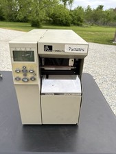 Zebra 105SL Plus Thermal Printer w/ Rewind and Label Peeler READ 6 picture