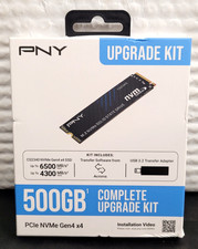 PNY 500GB M.2 2280 NVMe Gen4 X4 Internal SSD Upgrade Kit ~ NEW/SEALED picture