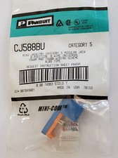 4pcs Panduit KJ588BU Cat5e Modular Jack T568A/B RJ45 picture
