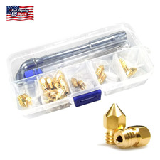 MK8 Nozzles 24 Pcs Assorted Sizes 3D Printer Extruders Brass Nozzles picture