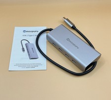 Used 4 Ports USB C Hub – 10Gbps USB Hub for Laptop MacBook (No Charging) picture