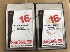 2PCS SANDISK 16MB PCA CARD picture