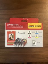 Genuine Canon Ink Combo Pack PGI-58k CLI-8M,Y,C ChromaLife 100 Sealed + 50 Photo picture