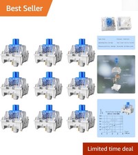 Durable CLICKY Keyboard Switches, 10PCS Blue Mechanical RGB, Dust & Waterproof picture