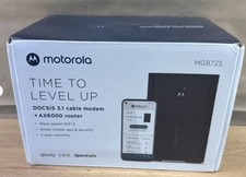 Motorola MG8725 Cable Modem Router DOCSIS 3.1 AX6000 WiFi 6 Combo picture