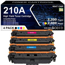 4 PK W2100A 210A 210 Toner Compatible with HP 4201dn 4201dw 4301fdn 4301fdw picture