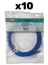 LOT x10 Panduit UTPSP12BUY 12ft Blue Cat 6 Class E Patch Cable Ethernet RJ-45 CM picture