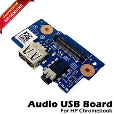 Lot x 2 HP Chromebook 11 G5 USB Audio Connector Board without Cable 900816-001 picture
