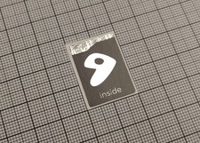 5 x Black & Silver Gentoo Linux Inside Stickers For The Computer Case 18 x 25 mm picture