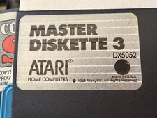 Atari Operating System Diskette  Master Diskette 3 picture