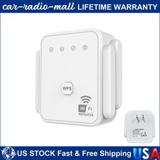 300Mbps WiFi Extender Repeater Amplifier 2.4GHz WiFi Signal Enhancer Booster picture