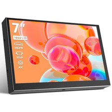 Portable Eyoyo 7 Inch Monitor HDMI VGA AV 400cd/㎡ Display for Outdoor/Traveling picture