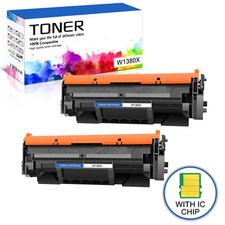 2PK New Chip W1380X Toner Cartridge For 138X HP LaserJet Pro 3001fdw MFP 3101fdw picture