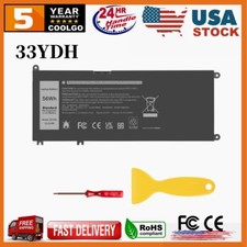 ✅33YDH Battery/Charger For Dell Latitude 3380 3480 3490 3580 3590 Inspiron 7577 picture