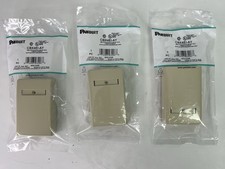 PANDUIT CBX4EI-AY   MINI -COM   SURFACE MOUNT BOX  4 MODULE SPACE   3 Pieces picture
