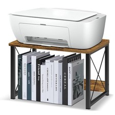 Desktop Printer Stand with Storage Printer Shelf Desk Organizer Home picture