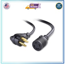 Cable Matters 30 Amp to 50 Amp RV Adapter, 1.5ft, Black picture