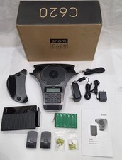 Snom SNO-C620 SIP DECT Wireless Conference Speaker Phone Base MICS 24 Hours Talk picture
