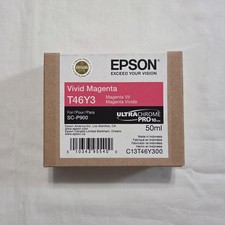 Genuine Epson T46Y3 50ML Vivid Magenta Ink Cartridge SC-P900 Exp 06/2025 - New picture