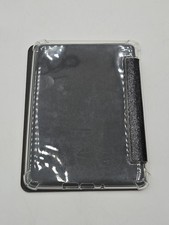 Black Glitter Tablet Case Clear Back Protective Cover 8 Inch Preowned picture