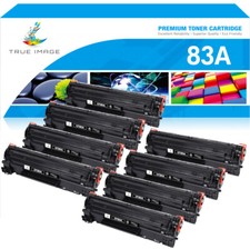 8-Pack Black 83A CF283A Toner Cartridge For HP Laserjet Pro M125nw M127fw M127fn picture