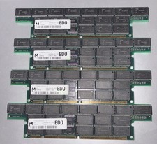 Lot of 4 Compaq 228471-002 256MB 168p 50ns EDO DIMM Server RAM Micron MT36LD3272 picture