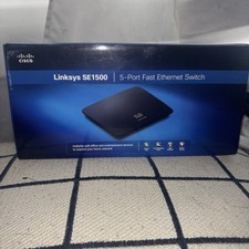New Genuine Cisco LINKSYS SE1500 5-Port Fast Ethernet Switch Open Box picture