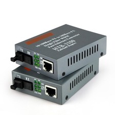 1 pair 10/100M Simplex Fiber Media Converter 25km Fiber Optic Ethernet Converter picture