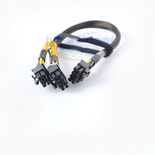 8PIN TO 6+8PIN GPU POWER CABLE FOR DELL POWEREDGE R720/R730 J30DG 9H6FV 35cm picture