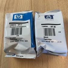 GENUINE NEW HP 56 57 Ink Cartridge 2-Pack for DeskJet  5150 5550 5850 9650 9680 picture