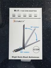 Wifi 11 Ac USB Adapter High Gain dual Antennas. picture