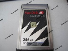 Sandisk 256MB industrial grade  PCMCIA PC CARD ATA FLASH CARD picture