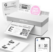 Shipping Thermal Label Printer, Bluetooth 4x6 Sticker Label Maker Wireless Sh... picture