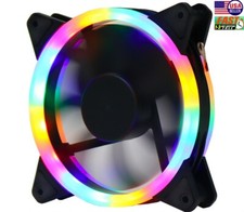 [3-Pack] RGB LED Computer Case Fan PC Cooling Fan 120mm Addressable RGB MB Sync picture