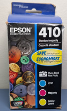 Genuine Epson 410 Ink 4-Pack T410520-S C/M/Y/Photo Black NEW BB 04/2028 picture